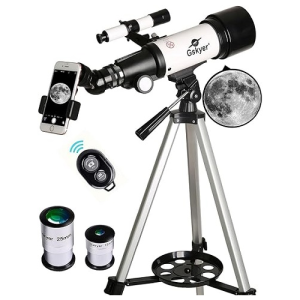 Gskyer Telescope, 70mm Aperture 400mm AZ Mount Astronomical Refracting Telescope for Kids Beginners