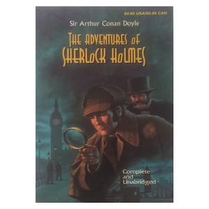 The Adventures of Sherlock Holmes by Arthur Conan Doyle classic detective novel book cover