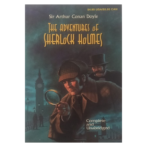 The Adventures of Sherlock Holmes by Arthur Conan Doyle classic detective novel book cover
